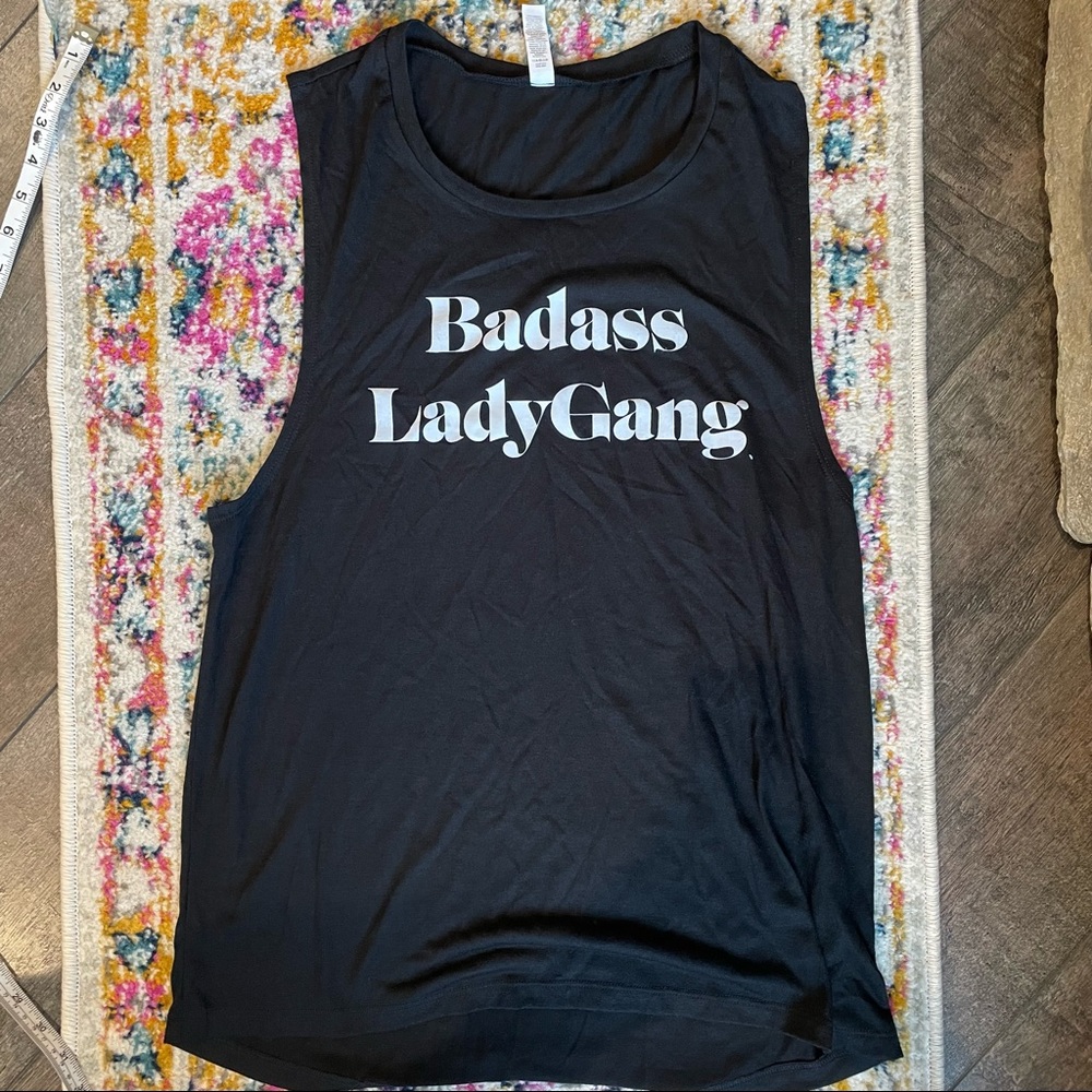 3/$25 Badass Lady Gang Tank XL Bella Canvas never worn